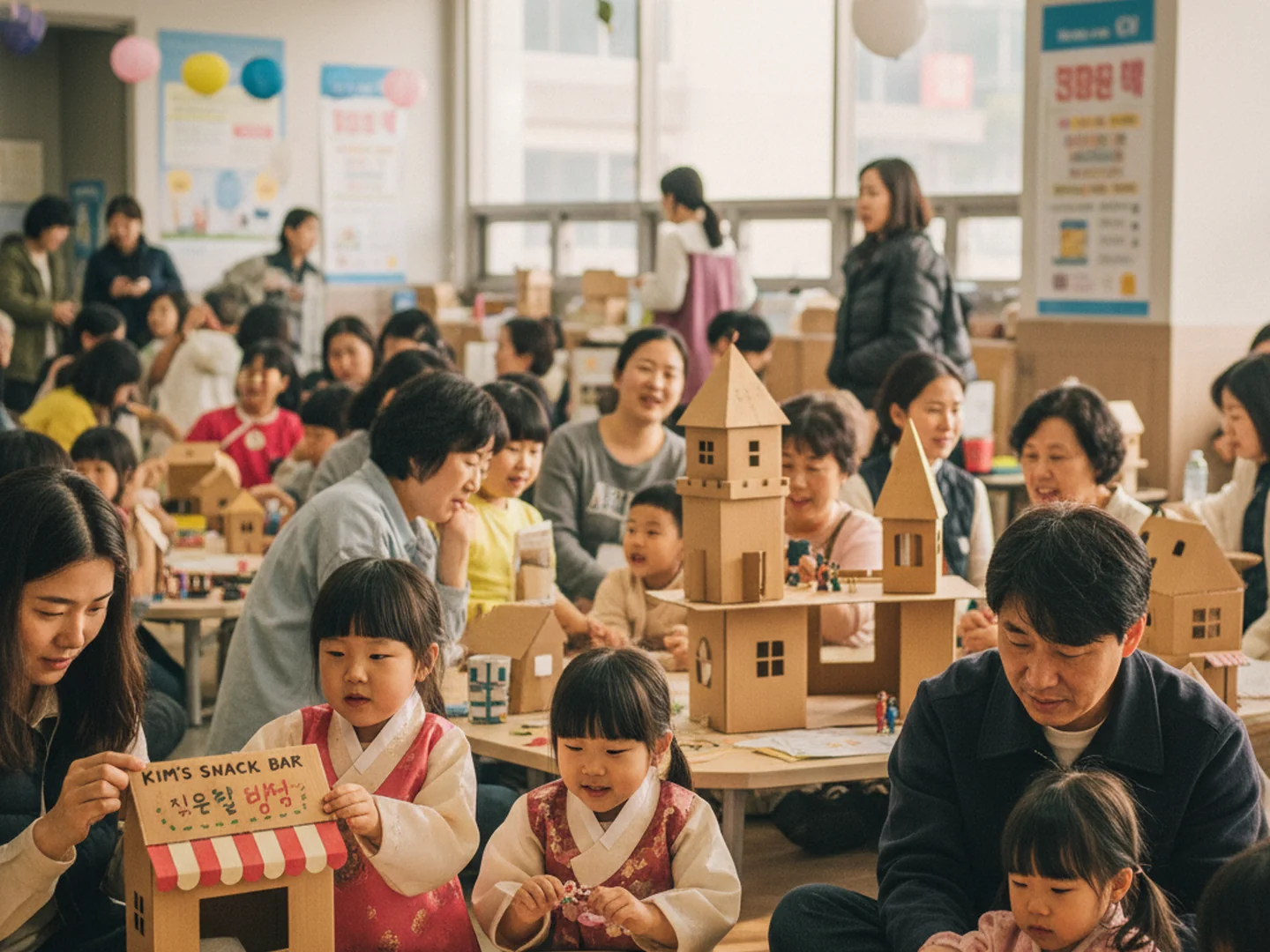 다이소 조립식 종이집05